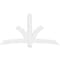 Ekena Millwork Davenport Architectural Grade PVC Gable Bracket, 84"W x 45 1/2"H x 2"D x 6"F, 13/12 Pitch GBP084X46X0206DAV00 - alternate 4